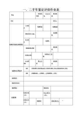 二手车评估价格查询(二手车评估价格查询免费软件)(图1)